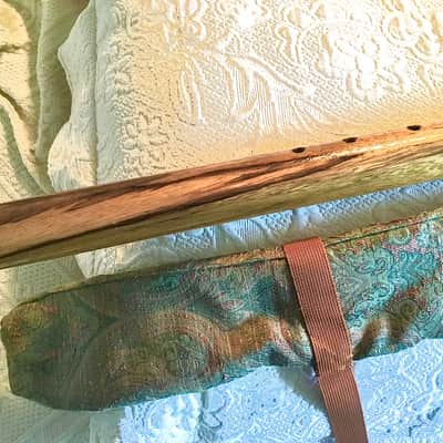 Amazing Low C 432 FLUTE, Gorgeous Bag + Dry Stick image 7