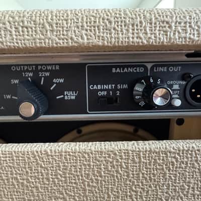 Fender Tone Master Twin Reverb Blonde 2x12 Combo w/ Footswitch, Cover + Manual image 8