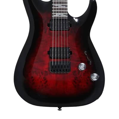 Schecter Omen Elite-6 2021 - Present - Black Cherry Burst image 2