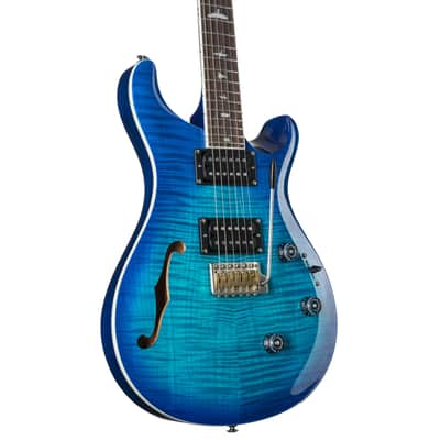 PRS SE Custom 24 Semi-Hollow Lake Blue - Electric Guitar imagen 10