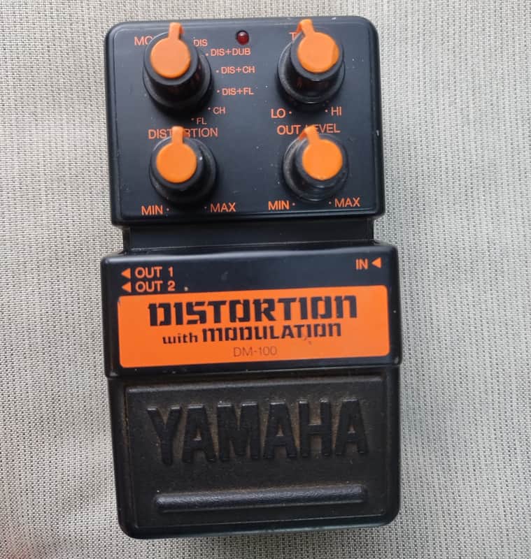Yamaha DM-100 Distortion with Modulation 1980s - Black | Reverb