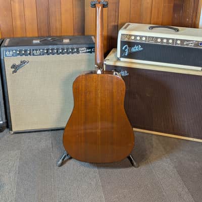 Martin D-18 Dreadnought Acoustic Guitar w/Case - Natural (1974) image 2