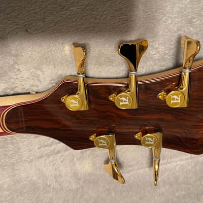 Alembic Signature Deluxe Mark 5 String Bass Guitar Cocobolo image 10