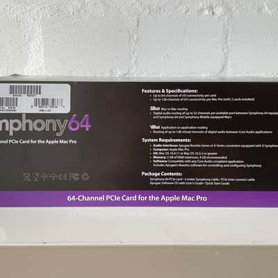 Apogee Symphony I/O MK2 Thunderbolt 16x16 System - Audio Interface 2023 - Schwarz image 4