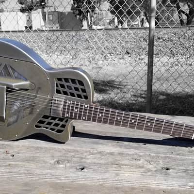 National Reso-Phonic 2025 T-14 Cutaway Tricone Weathered Steel 14 Fret - IN STOCK NOW! image 5