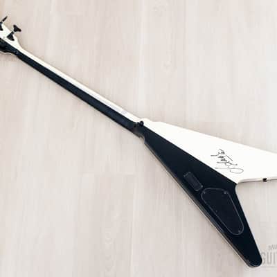 2012 Dean USA Michael Schenker Flying V Bass NAMM Limited Edition, 1 of 25, Signed w/ Case image 13