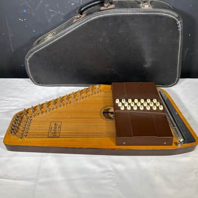 Vintage Appalachian Autoharp Oscar Schmidt 45C/R with case image 1