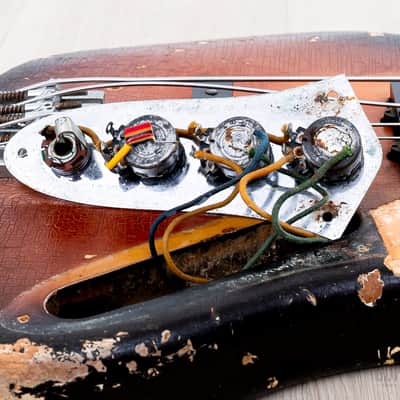1968 Fender Jazz Bass Sunburst Faux Burst Vintage Bass w/ Case image 19