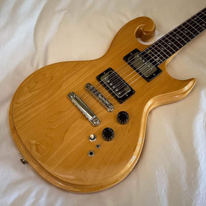 Vintage Epiphone Matsumoko SC-450 Scroll 1976 - 1979 - Natural - Made in Japan - Free Pro Setup image 1