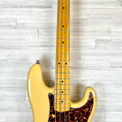 Fender Vintera 50s Precision Bass with Maple Fretboard 2019 - Vintage Blonde image 3