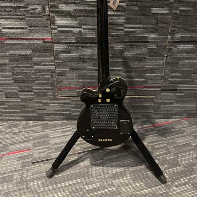 Pignose PGG-259 Mini Electric Travel Guitar - Black w/Gold Hardware image 9
