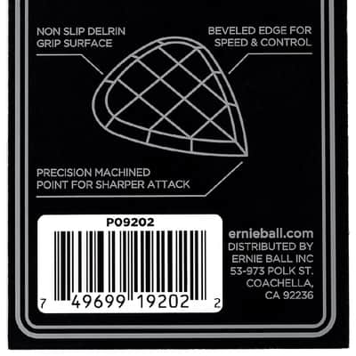 ERNIE BALL 9202 Prodigy Standard Pick Pack 200mm Plektren (6Stück) weiss image 3
