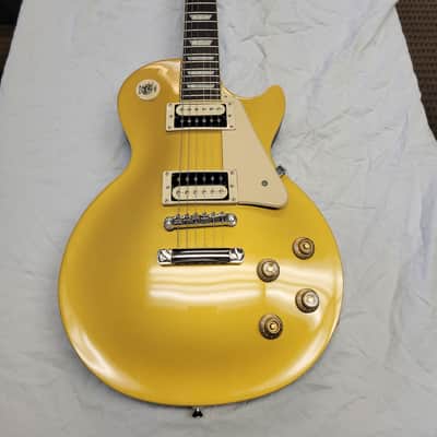 Epiphone Les Paul 'Traditional Pro' Model Electric Guitar w/ Metalic Gold Top. Includes Deluxe Archtop Case image 4