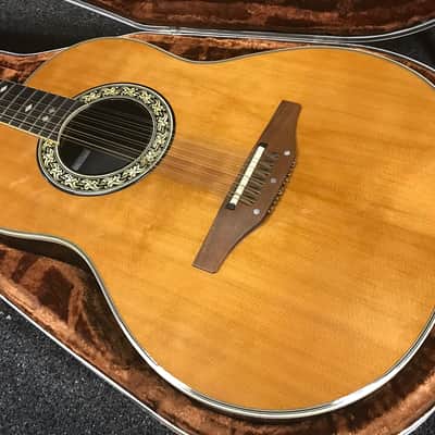 Ovation Glen Campbell 1618 12 String acoustic electric guitar made in USA 1981 with original hard case image 7