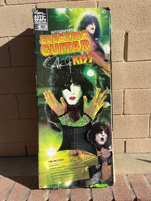 Lyon Kiss Electric Guitar - Paul Stanley Autograph 2006 Black image 1
