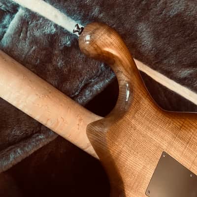 Fibenare Erotic Dalmat  Burl Maple Natural with Wood Pickup Covers Rare! image 11
