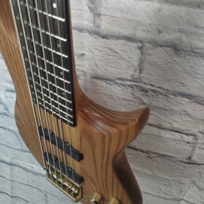 Custom Made Through Neck 6 String Bass Guitar image 7
