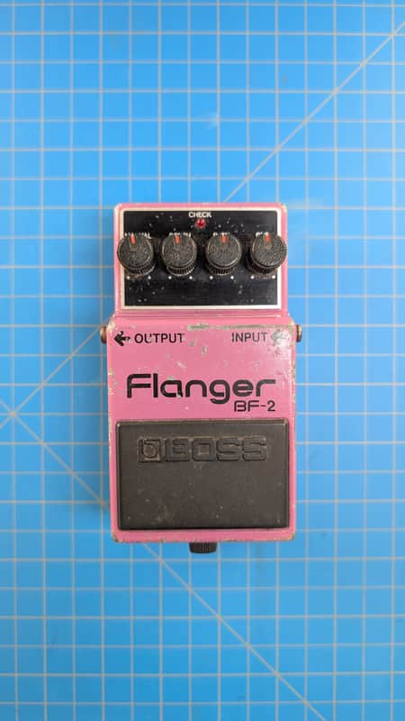 Boss BF-2 Flanger 1984-1990 (Green Label) Made In Japan | Reverb