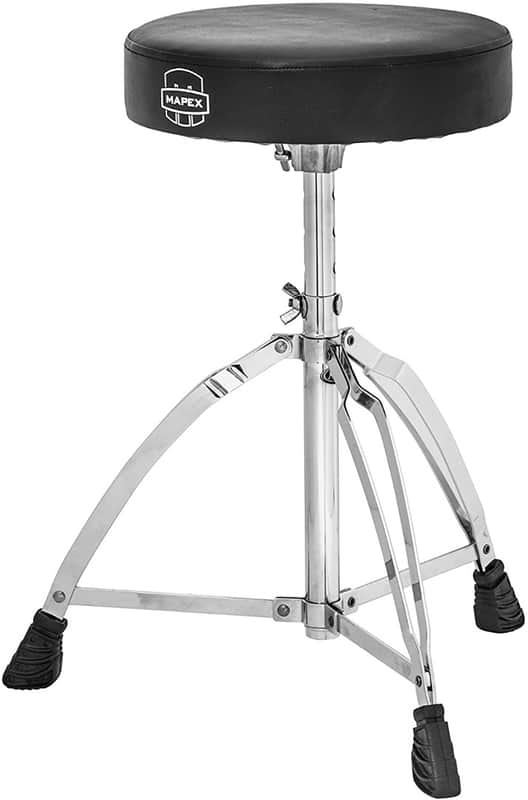 Mapex Padded Chrome Round Top Drum Throne MODEL # T270A - For All Drummers image 1