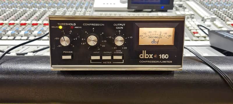 DBX 160 (VU) Compressor / Limiter 1978 - 1984 - Black image 1