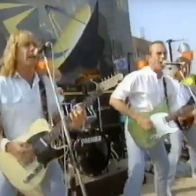 Fender Telecaster Ex Rick Parfitt STATUS QUO ROCKIN ALL OVER THE WORLD 1989 - White image 11
