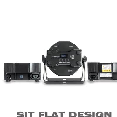 American DJ MEG400 Mega Flat Hex L PAK4; 4 LED PAR PAK etc. Includes 4 lightweight LED pars, a carrying bag, a wireless remote, plus power and DMX cables image 2