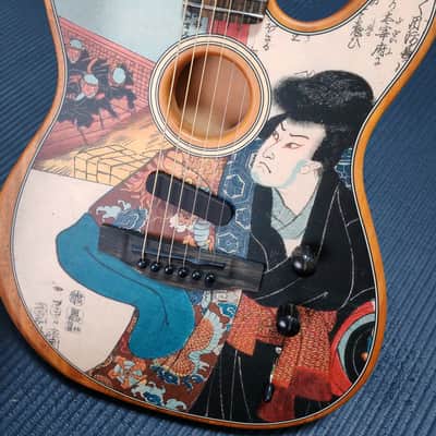 2025 Fender American Acoustasonic Telecaster Kuniyoshi Collection Kabuki - FENDER EXPERIENCE 2025 Tokyo Flagship Exclusive Limited Edition image 11