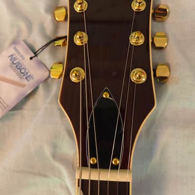Gretsch Limited Edition Electromatic Flame Okoume Broadkaster Jr. 2025 5655 2025 - Present - Roundup Orange image 3