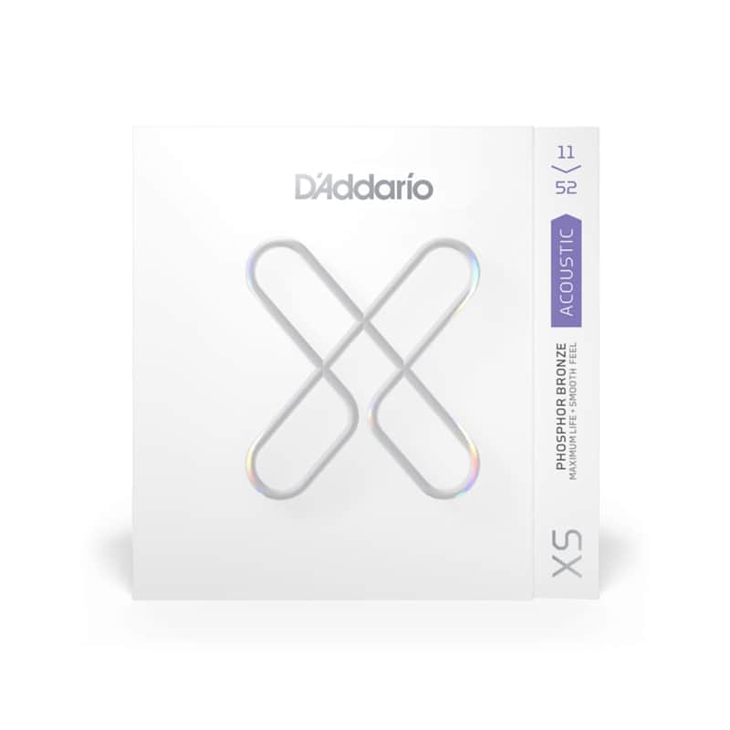 D'Addario XS Acoustic Phosphor Bronze 11-52 Custom Light Strings image 1
