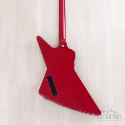 1983 Gibson Explorer Cardinal Red Custom Color Vintage Guitar w/ Dirty Fingers, Case image 3