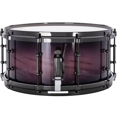 Ludwig Classic Maple Exotic Select Snare Drum 14x6.5 Amethyst Burst image 2