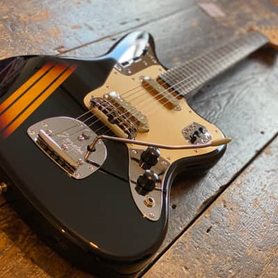 Fender Made in Japan Traditional 2025 Collection '60s Jaguar Competition Black Gold w/ Docs image 5