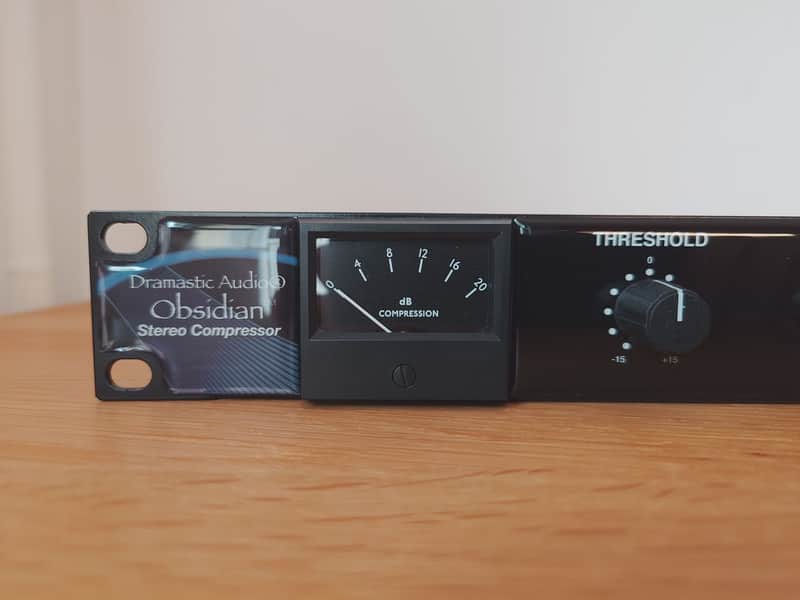 Dramastic Audio Obsidian Stereo Compressor 2010s - Black image 1