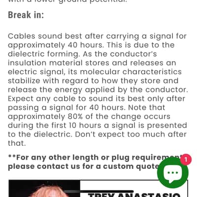 Immagine 5x13’’ Evidence Audio The Lyric HG Patch Cable - 7