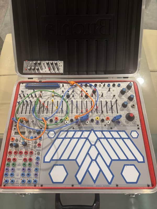 Buchla Easel-K 2010s - Silver w/ Buchla AUX OSCILLATOR CARD image 1