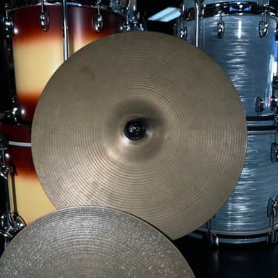 Vintage Zildjian 14" A Hi Hats (1006g. & 1408g.) (Bag 7) image 3