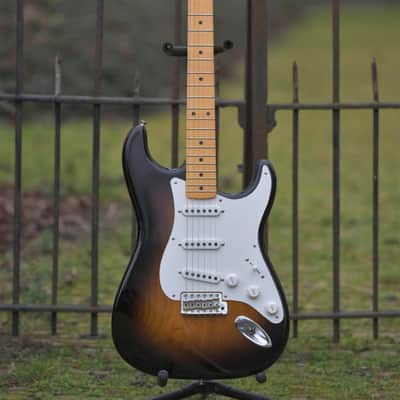 Fender Custom Shop Vintage Custom 1955 Stratocaster, NOS, Maple Fingerboard - Wide-Fade 2-Color Sunburst image 3