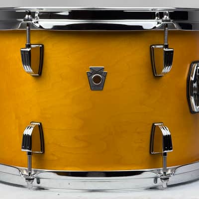 Ludwig USA 20/12/14" Neusonic Downbeat Outfit - VIDEO Satin Golden Slumbers w/ Maxwell Ludwig Rail image 11