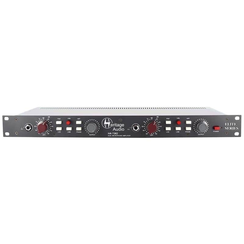 Heritage Audio HA73X2 Elite Series Dual Microphone Preamplifier image 1