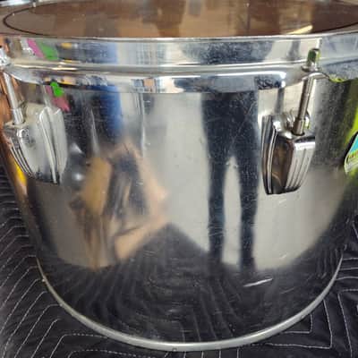 1980's 18" x 12" Ludwig Chrome 'O Wood Concert Tom SN# 2,226,520 image 5