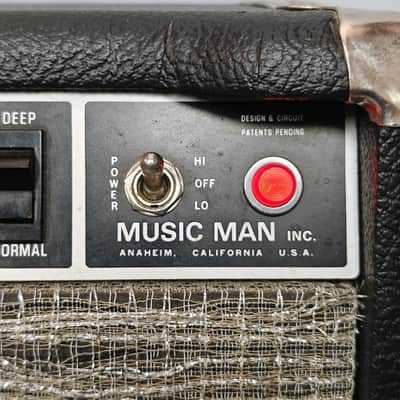 Music Man 410-HD One Thirty 2-Channel 130-Watt 4x10" Guitar Combo 1974 - 1979 - Black image 2