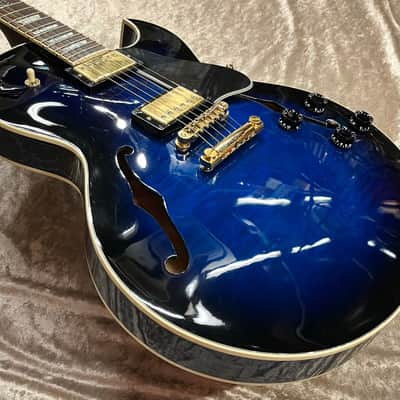 Gibson ES-137 Classic Blue Burst 2003  [USED][GTK017] image 4