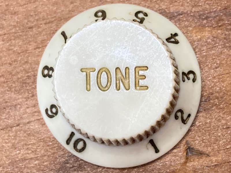 Fender Vintage Stratocaster Tone Knob '70s - Parchment image 1