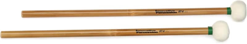 Innovative Percussion BT-6 Bamboo Timpani Mallets - Staccato (2-pack) Bundle image 1