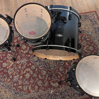 Pearl Vision Birch Drum Kit Shell Pack (10", 12", 14", 22") w/ soft cases image 5