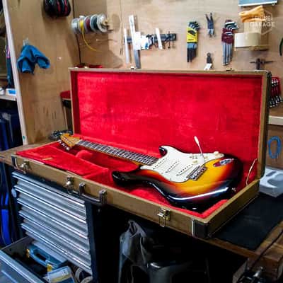 Fender Stratocaster Serie L 1963 - Sunburst Refin image 16