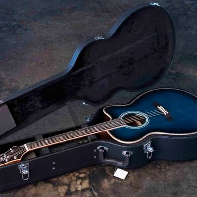 PRS SE A60 ANGELUS WITH FISHMAN PRESYS VT PICKUP - COBALT BLUE BURST WITH CASE image 7