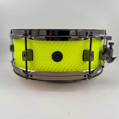 Montineri Custom Drums 12"x4" "Green Dot" Auxiliary Snare image 1