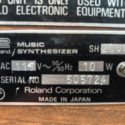 Roland SH-2000 mk 1, recapped and serviced! imagen 13