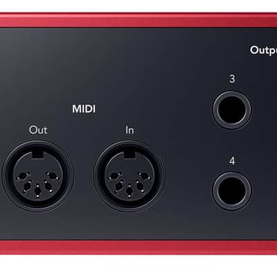 Focusrite Scarlett 4i4 4th Gen Studio Recording USB Audio Interface+Headphones image 6
